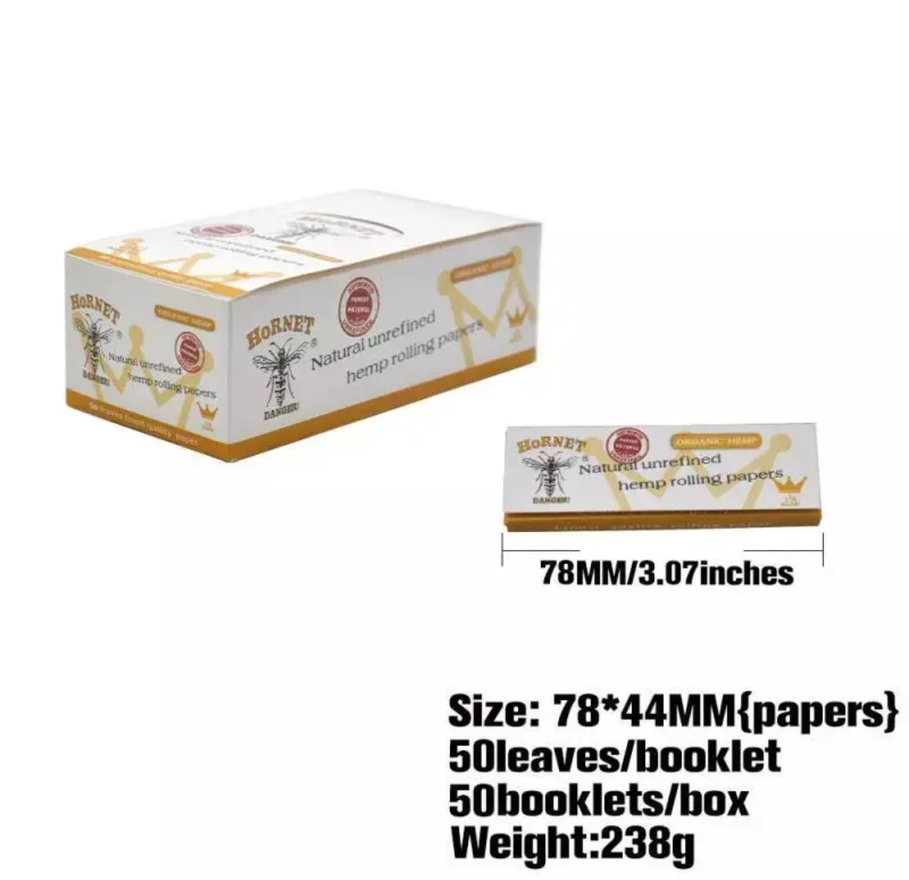 Hornet Hemp Rolling Papers