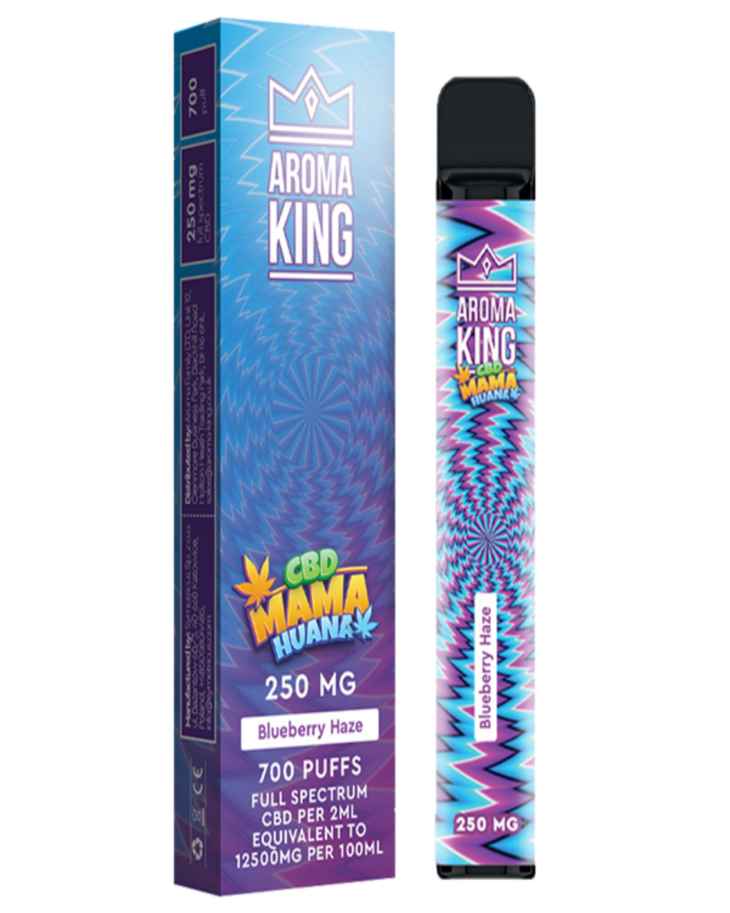 AK MAMA HUANA BLUEBERRY HAZE - 688 PUFFS - MIT CBD