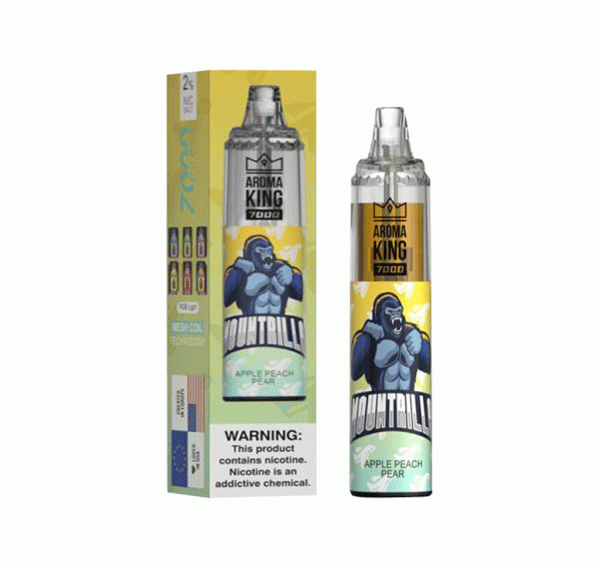 Aroma King Tornado Vapepen 7000+ Puffs mit 2% Nikotin und ohne Nikotin