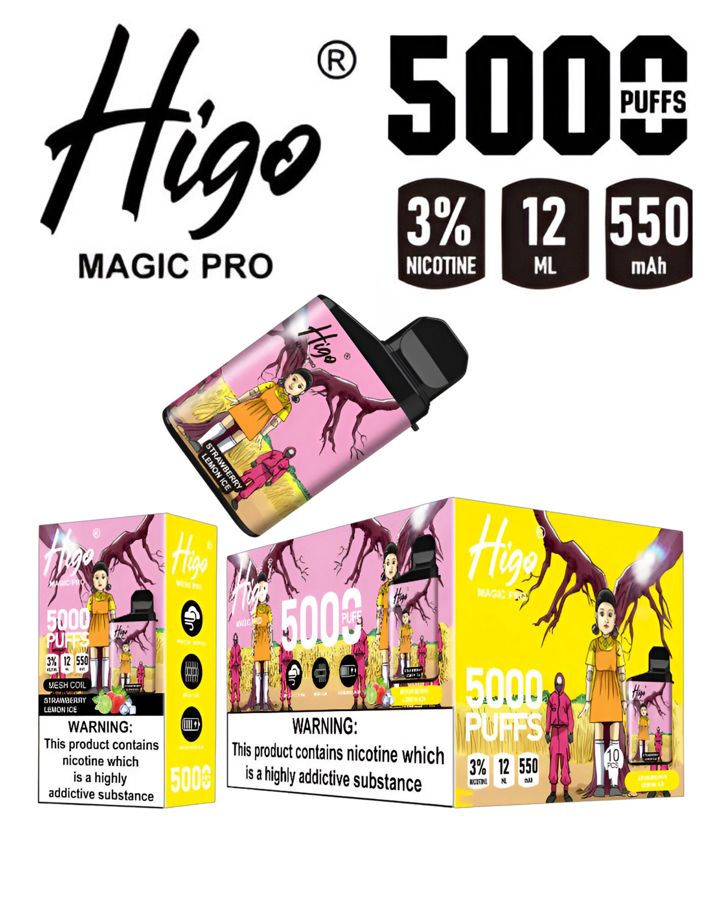 HIGO 5000 PUFFS VAPEPEN