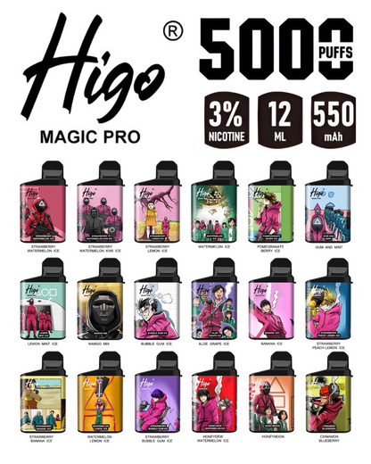 HIGO 5000 PUFFS - VAPEPEN - MIT NIKOTIN