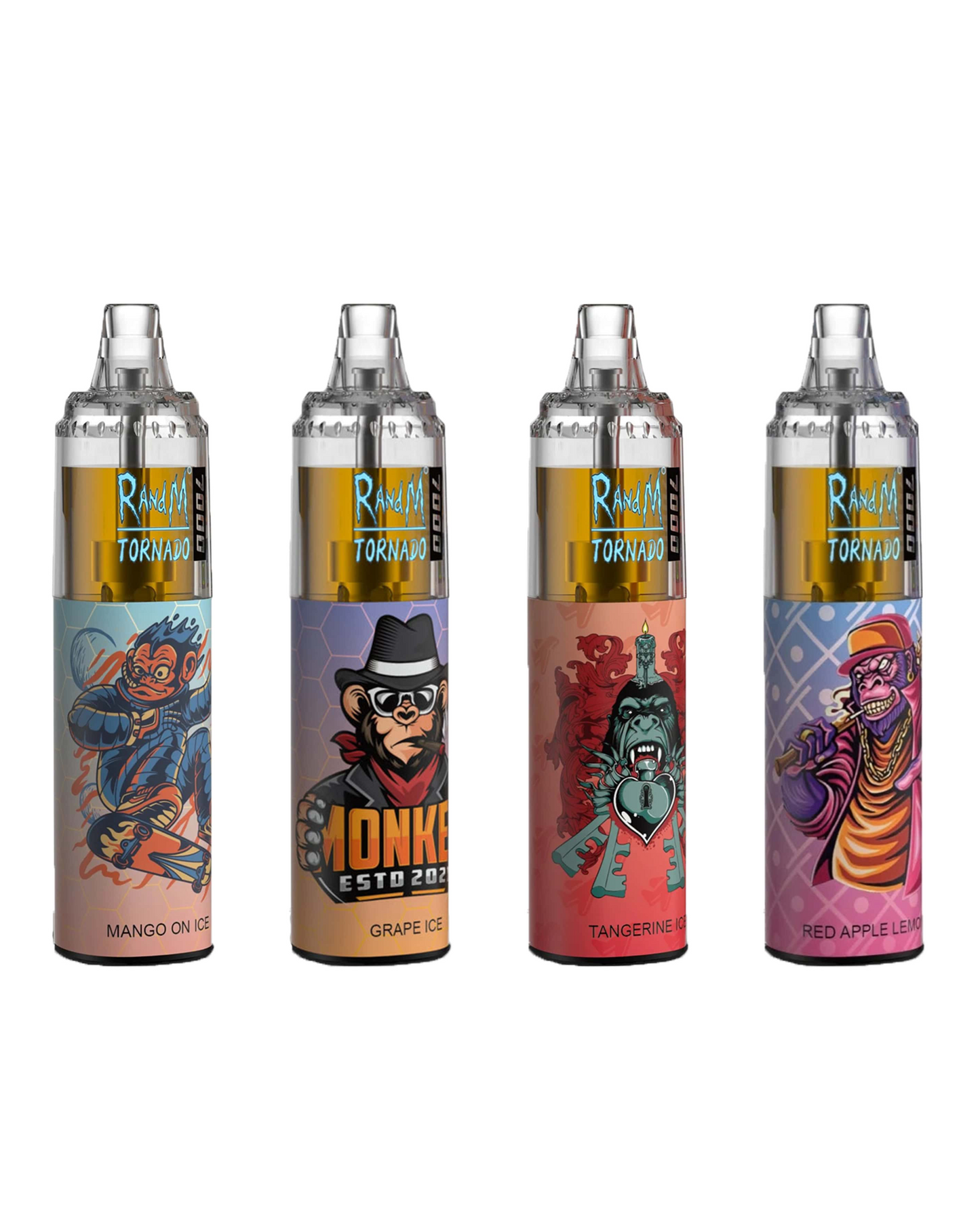 Aroma King Tornado Vapepen 7000+ Puffs mit 2% Nikotin und ohne Nikotin