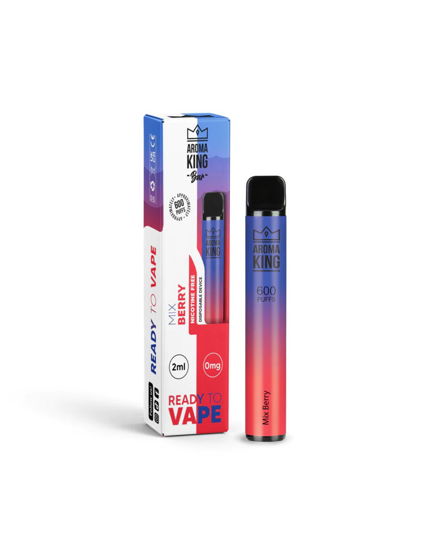 Aroma King Vapepen- Nikotinfrei - 600 PUFFS